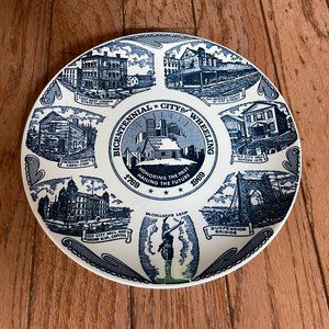 Vintage Bicentennial City of Wheeling West Virginia Collectors Souvenir Plate